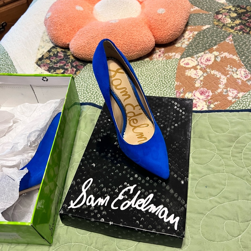 Sam Edelman Vibrant Blue Heels